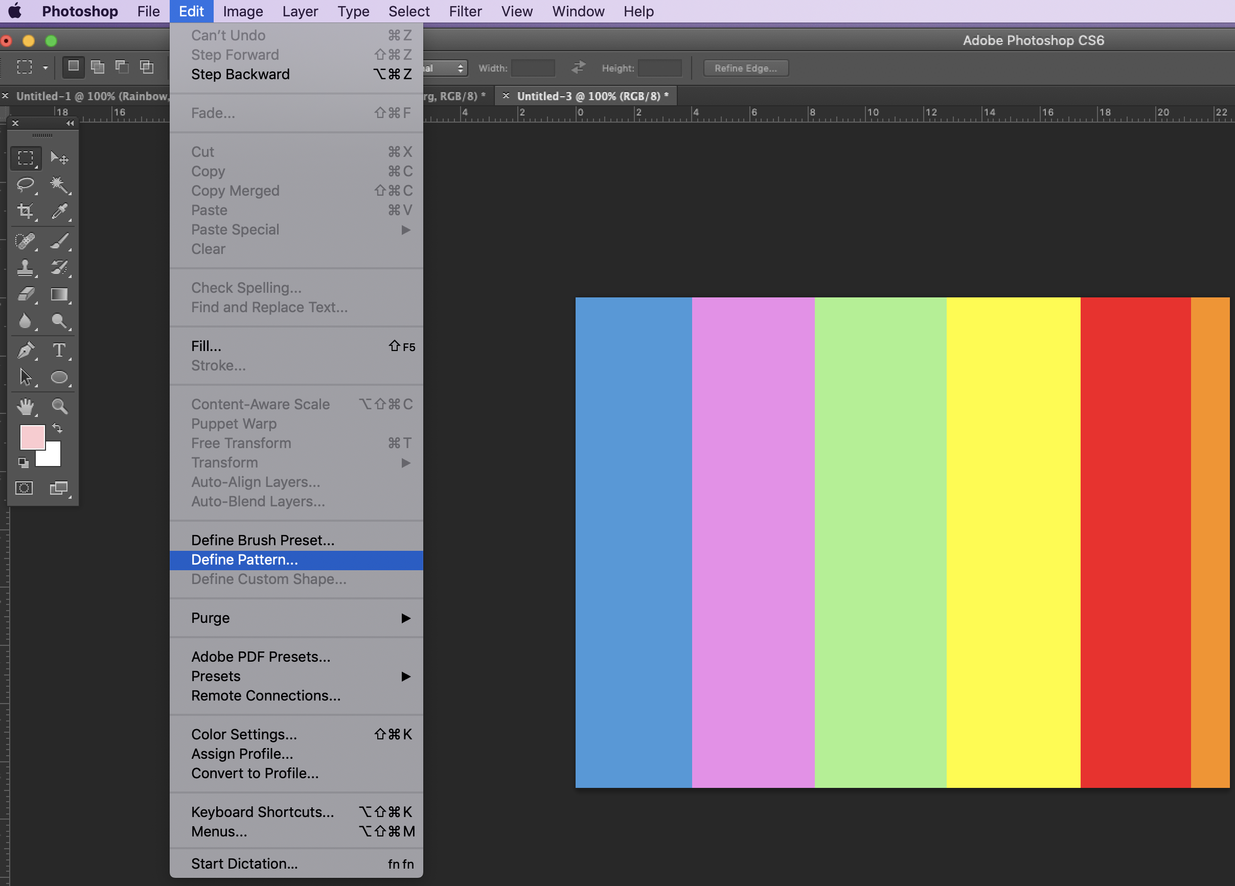 Rainbow Text Effect Adobe Photoshop 