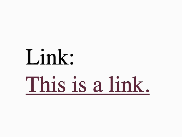 CSS Styling Links