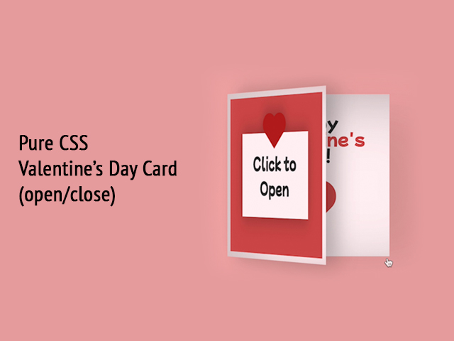 HTML & CSS Valentine's Day Card