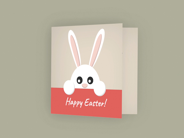 CSS Easter Bunny/ Foldable Easter Card