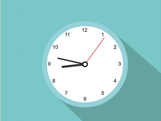 SVG Analog Clock (current time)