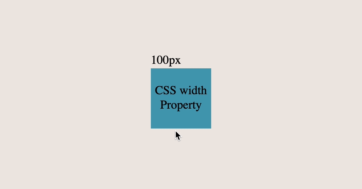 CSS width Property