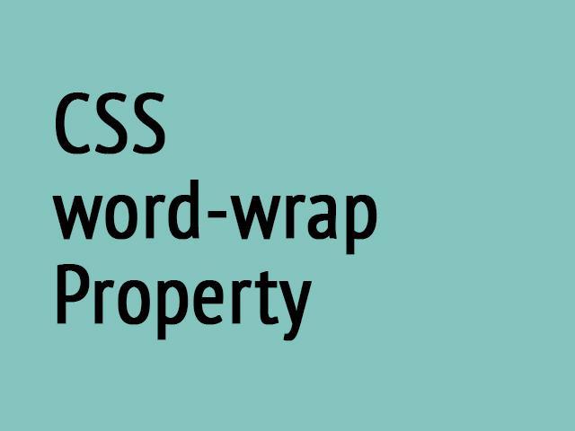 CSS word-wrap Property